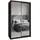 masseno Schwebetürenschrank RIEN 120 x 205 x 60 cm Schwarz
