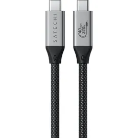 Satechi USB4 Pro Cable, Länge: 1,2 Meter Datenübertragung von bis zu 40 Gbit/s, Ladeleistung von bis zu 240W, Unterstützt Bildauflösungen von 8K/60Hz