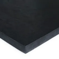 Zellkautschukplatte EPDM 50° Shore, schwarz, Stärke 8mm 1x1m