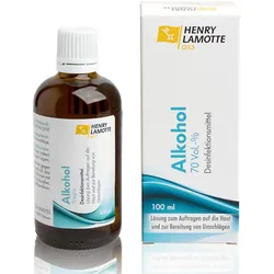 ALKOHOL 70% V/V Henry Lamotte 100 ml Flüssigkeit