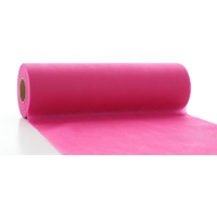 Vlies Tischläufer Tischband Pink Rosa 30cmx20m | abwaschbar | Tischdeckenrolle stoffähnlich | Feier | Geburtstag | Party | Hochzeit | Taufe | Kommunion | Konfirmation