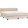 vidaXL Boxspringbett Matratze Cappuccino-Braun 180x200 cm Kunstleder