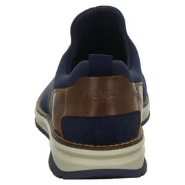 Rieker Herren Slipper Blau/Schwarz 44