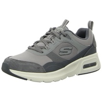 SKECHERS Skech-Air Court Sneaker, Grey Suede/Mesh/Duraleather/Trim, 43 EU - 43 EU