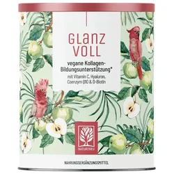 Glanzvoll: Vegane Kollagen-Bildungsunterstützung* mit Vitamin C, Hyaluron, Q10 & D-Biotin 300 g
