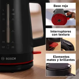 Bosch MyMoment TWK3M123 1,7 l Schwarz