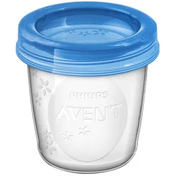Philips® Avent Aufbewahrungssystem für Muttermilch Becher 5x180 ml