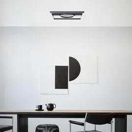 Brilliant Maureen 1 LED-Deckenleuchte 40x40 cm schwarz
