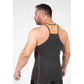 Gorilla Wear Wallace Tanktop - Grau/Orange | XL