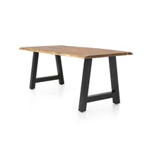Möbel Kraft Designer-Tisch 240 x 76,5 x 110 cm schwarz