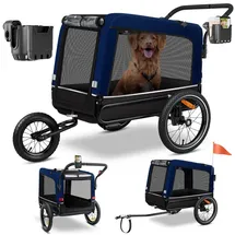 Kesser Boxer 3-in-1 Hundebuggy & Jogger schwarz