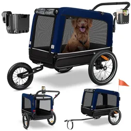 Kesser Boxer 3-in-1 Hundebuggy & Jogger schwarz