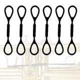 CashBeat 6 Stück Trompete Slide Stopper Silikon Trompete Slide Stopper Trompete Zubehör Universal Fit für Yamaha Bach Conn King Trompeten Messing Instrument Zubehör für Schutz & Stabilität