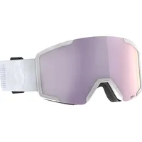 Scott Shield + Extra Lens Skibrille (Größe One Size, weiss)