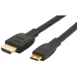 Amazon Basics - Hochgeschwindigkeitskabel Mini-HDMI (Quelle) auf HDMI, 1.8 m, schwarz