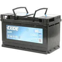 EXIDE Start-Stop 12V 80Ah 800A AGM Starterbatterie L:315mm B:175mm H:190mm B13