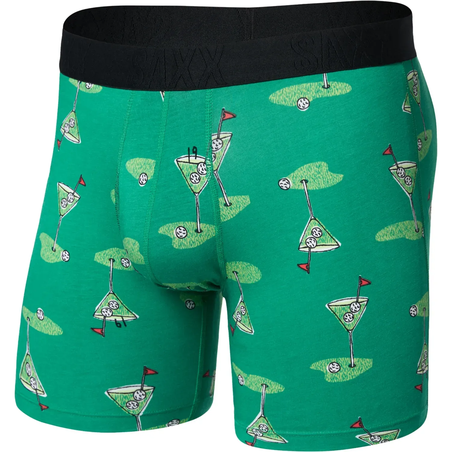 SAXX Boxershorts Cooling Cotton, gruen