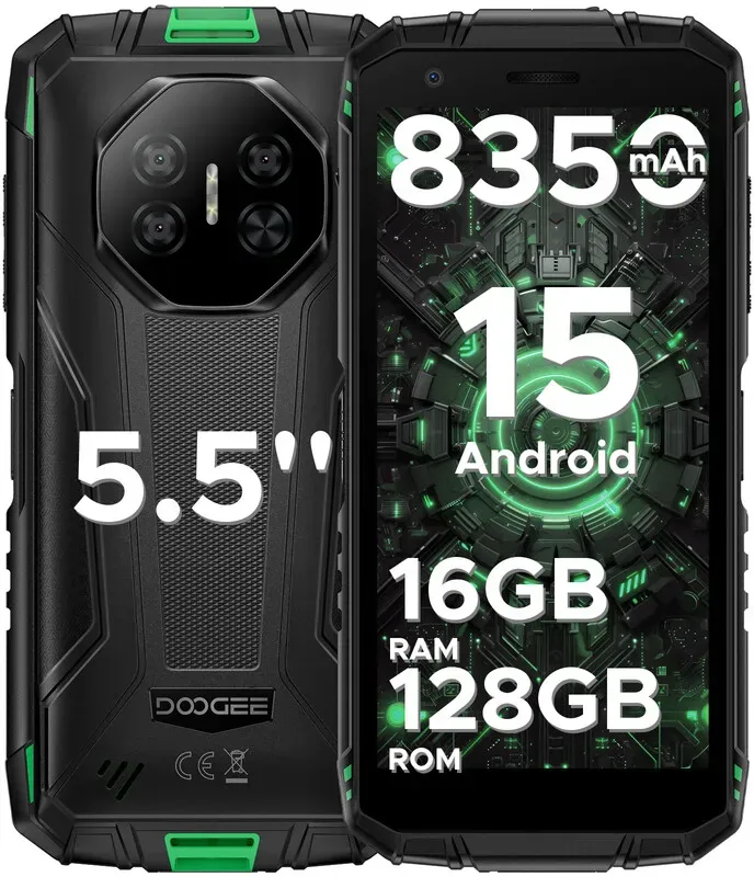 DOOGEE FIRE3PRO Smartphone - 5,5 Zoll - 128GB - Grün