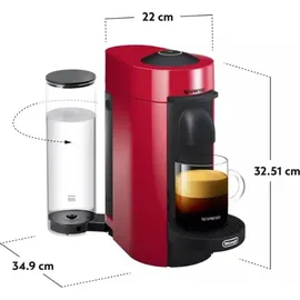Nespresso VertuoPlus ENV 150.R rot