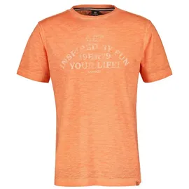 LERROS T-Shirt »LERROS Herren T-Shirt mit Alloverprint«, orange