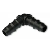 Bradas Bogen Steckverbinder 25 mm schwarz