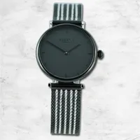 Regent Damen Armbanduhr Analog Metallarmband schwarz silber UR2252506