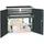 stumpf metall Stumpf Werkzeug- und Materialschrank Serie 3000 lichtgrau / anthrazitgrau + 2 Schubladen 100 mm + 2 Schubladen 100 mm durchgehend + 1 Auszugsboden
