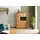 MASSIVMOEBEL24.DE Highboard 89 x 140 x 45 cm Wildeiche geölt / Beige