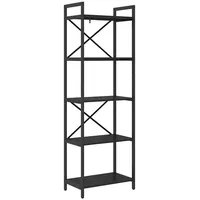 VidaXL Bücherregal 56 x 34 x 171 cm Schwarz
