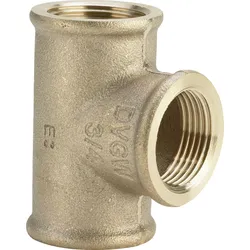 Viega Rotguss-Gewindeverbinder 3130 T-Stück 1 ,Rotguss oder Siliziumbronze 264260