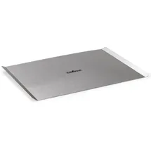 Grillfürst Pizzablech 40 x 30 cm Edelstahl weiß