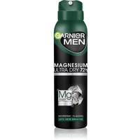 Garnier Men Magnesium Ultra Dry 72h Deodorant Spray Antiperspirant 150 ml für Manner