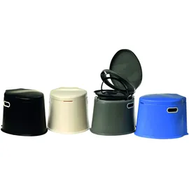 Yachticon GmbH Yachticon stabile Eimer-Toilette in Vier Farben, Farbe:grau