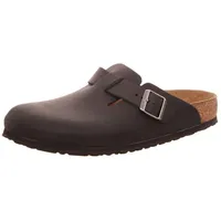 Birkenstock Boston Nubukleder geölt schwarz 38