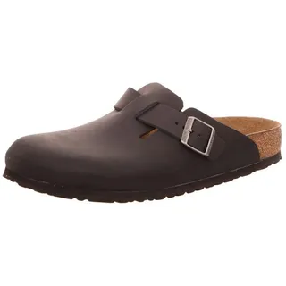 Birkenstock Boston Nubukleder geölt schwarz 38
