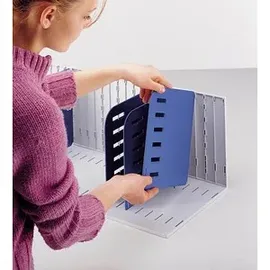 Styro Sortierstation styrorac grau/blau mit 7 Fächer