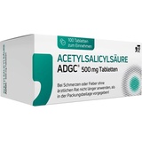 Zentiva Pharma GmbH ACETYLSALICYLSÄURE ADGC 500 mg Tabletten