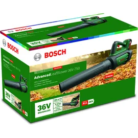 Bosch Advanced LeafBlower 36V-750 Akku-Laubbläser inkl. Akku 2.0Ah (06008C6000)