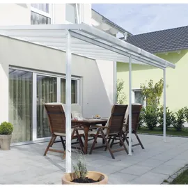 Gutta Terrassenüberdachung Typ B 426 x 306 cm weiß