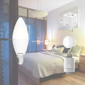 Hama WLAN-LED-Lampe, E14, 5,5W ohne Hub
