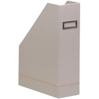 Rhodia Stehsammler aus Kunstleder, 10x25x31cm - silber 318831C