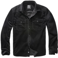 Brandit Textil Brandit Cord Classic Shirt Long Sleeve schwarz, Größe 6XL