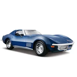 Maisto 31202 - Modellauto - Chevrolet Corvette 70 (blau, Maßstab 1:24)