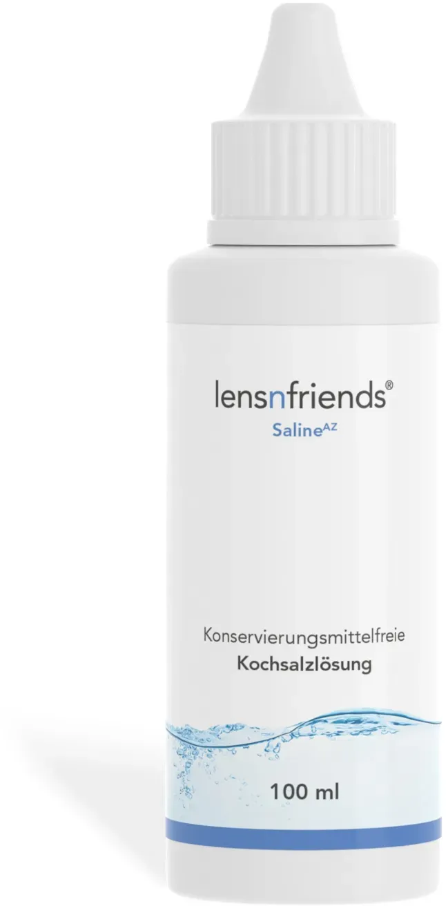 lensnfriends SalineAZ - Kochsalzlösung (100ml) früher COOL