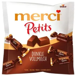 Merci Mini-Schokolade »Petits Dunkle-Vollmilch« 125g