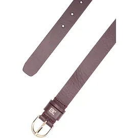 Tommy Hilfiger Damengürtel Leder 2,5 cm breit Rot 135