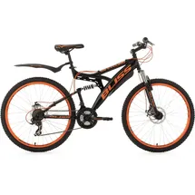 KS-Cycling Bliss 26 Zoll RH 47 cm schwarz/orange