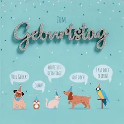PERLEBERG Geburtstagskarte Lettering 7782081-2