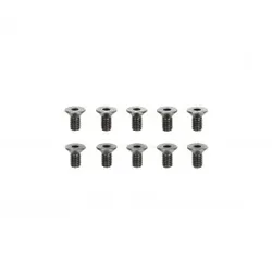 3x6mm 6-Kant-Senkkopf Schraube Stahl(10)