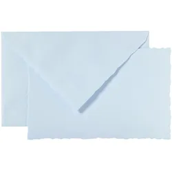 G.Lalo 5x Lalo, Korrespondenzset Mode de Paris, 97x152mm und 100x158mm - Blau 25202L